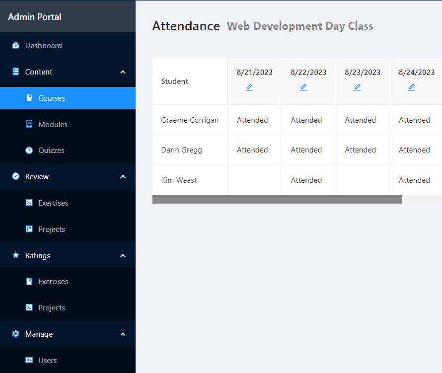 attendance tracker